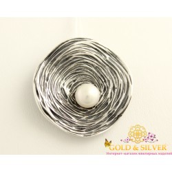 Серебряный кулон Мадейра 30 мм 30022п Gold & Silver, Украина
